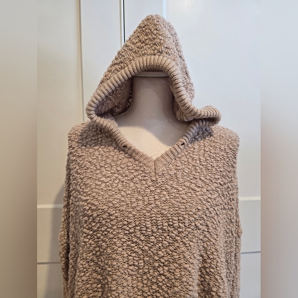 POL Cozy Tan Hooded Sweater - Picture 2 of 6
